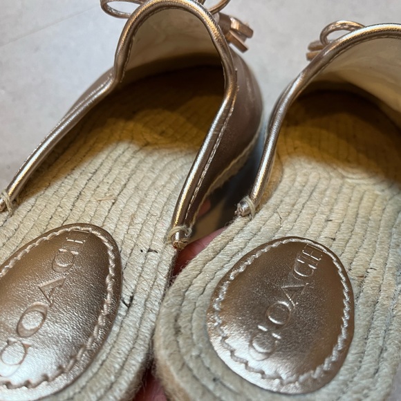 Coach Gold Cassidy Espadrille - Picture 3 of 4
